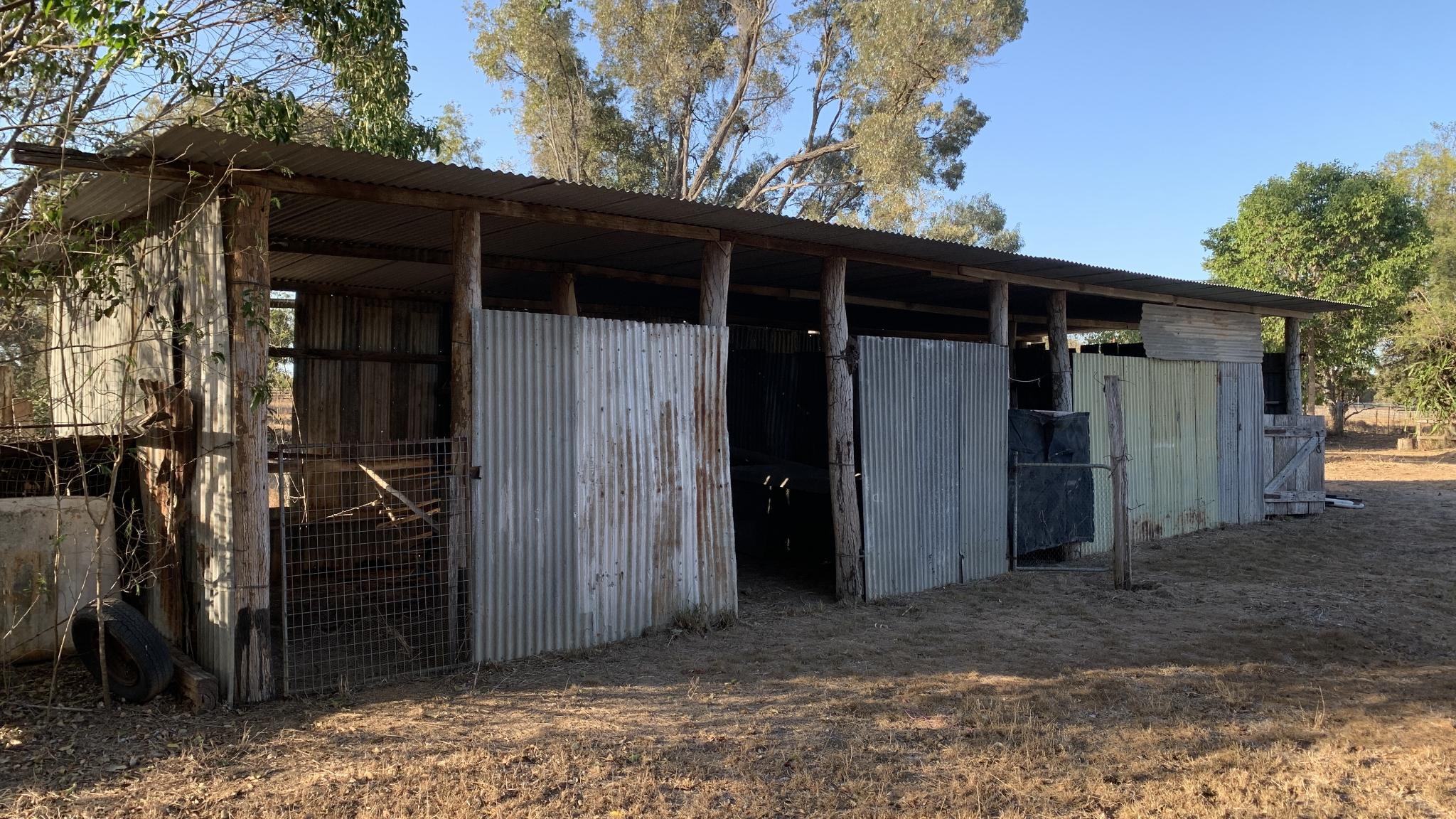 4-bay horse stable